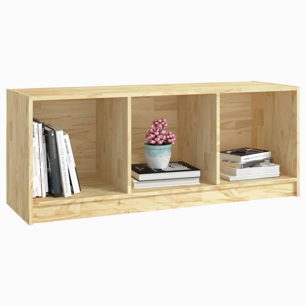 Meuble TV en Bois Massif – 104 cm – Élégance & Rangement Pratique