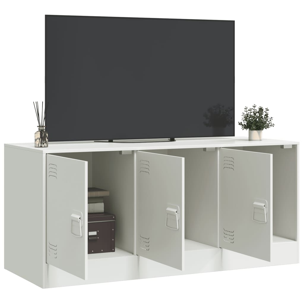 Meuble TV en Acier – 99x39x44 cm – Design Industriel Élégant