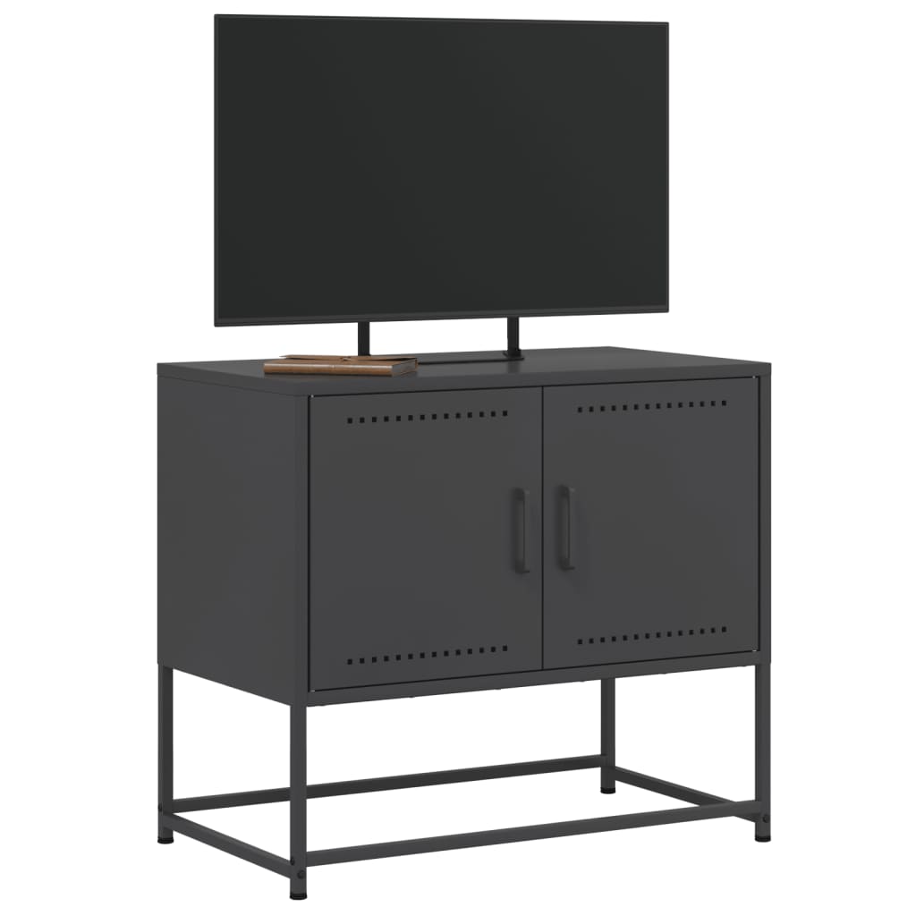 Meuble TV industriel en acier – 68,5 x 39 x 60,5 cm