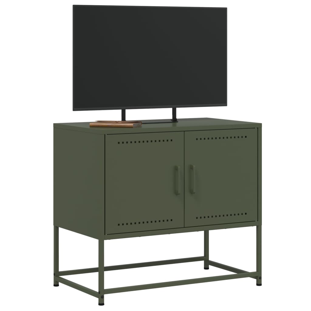 Meuble TV industriel en acier – 68,5 x 39 x 60,5 cm