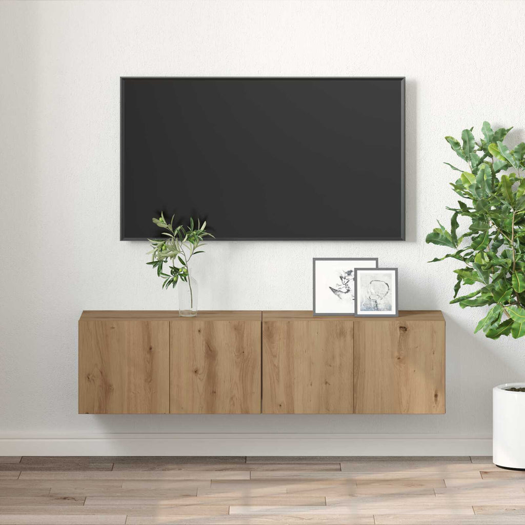 Meuble TV Style Rustique – Finition Vieux Bois