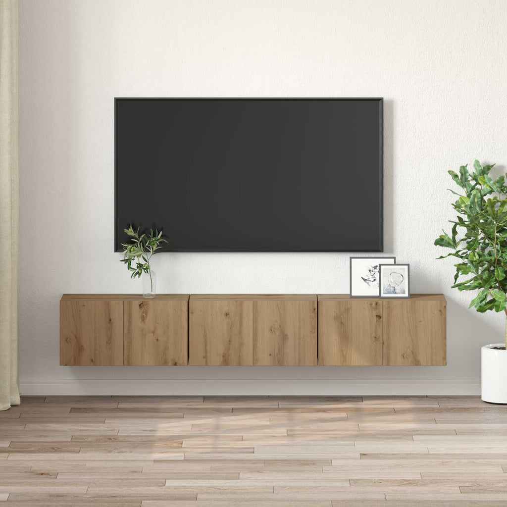 Meuble TV Style Rustique – Finition Vieux Bois