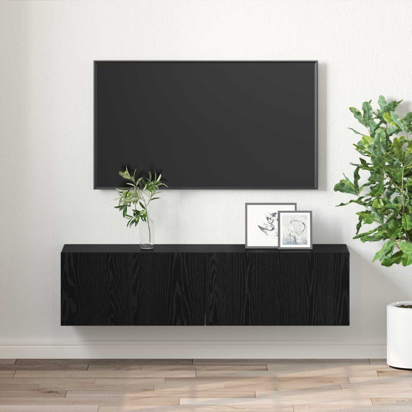 Meuble TV Style Rustique – Finition Vieux Bois