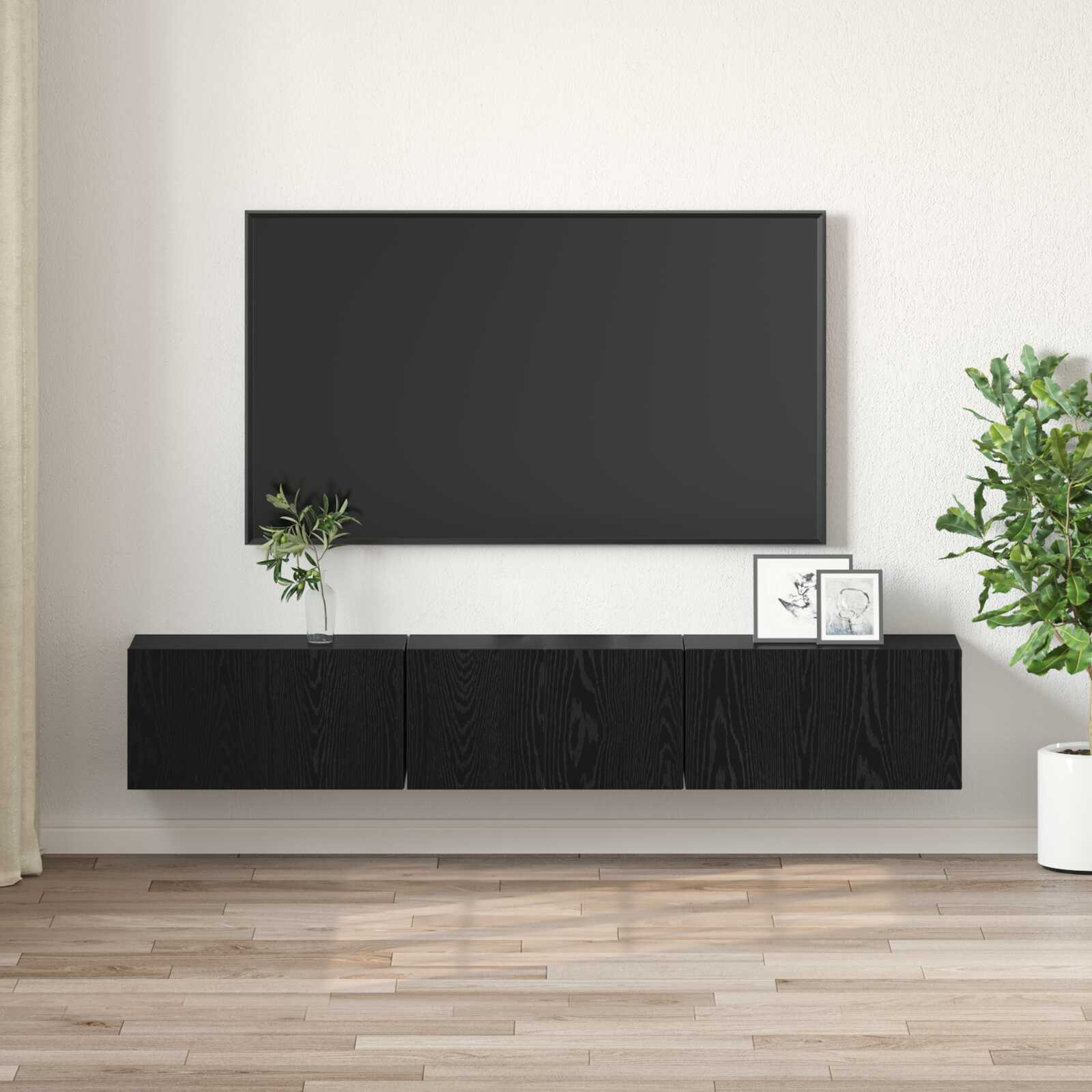 Meuble TV Style Rustique – Finition Vieux Bois
