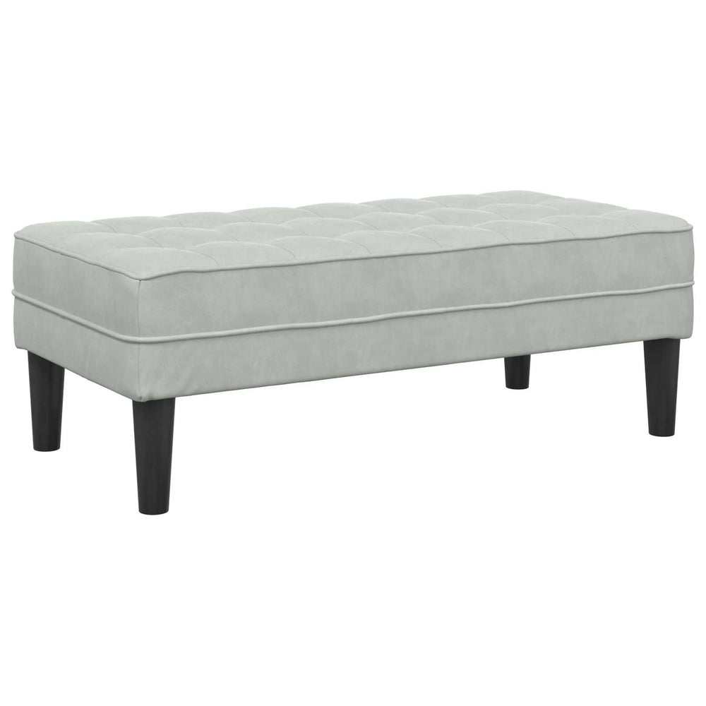 Canapé de Jardin avec Banc et Coussins – Siège en L Velours