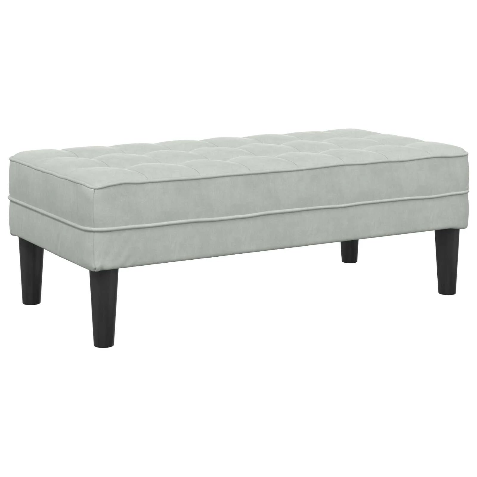 Canapé de Jardin avec Banc et Coussins – Siège en L Velours
