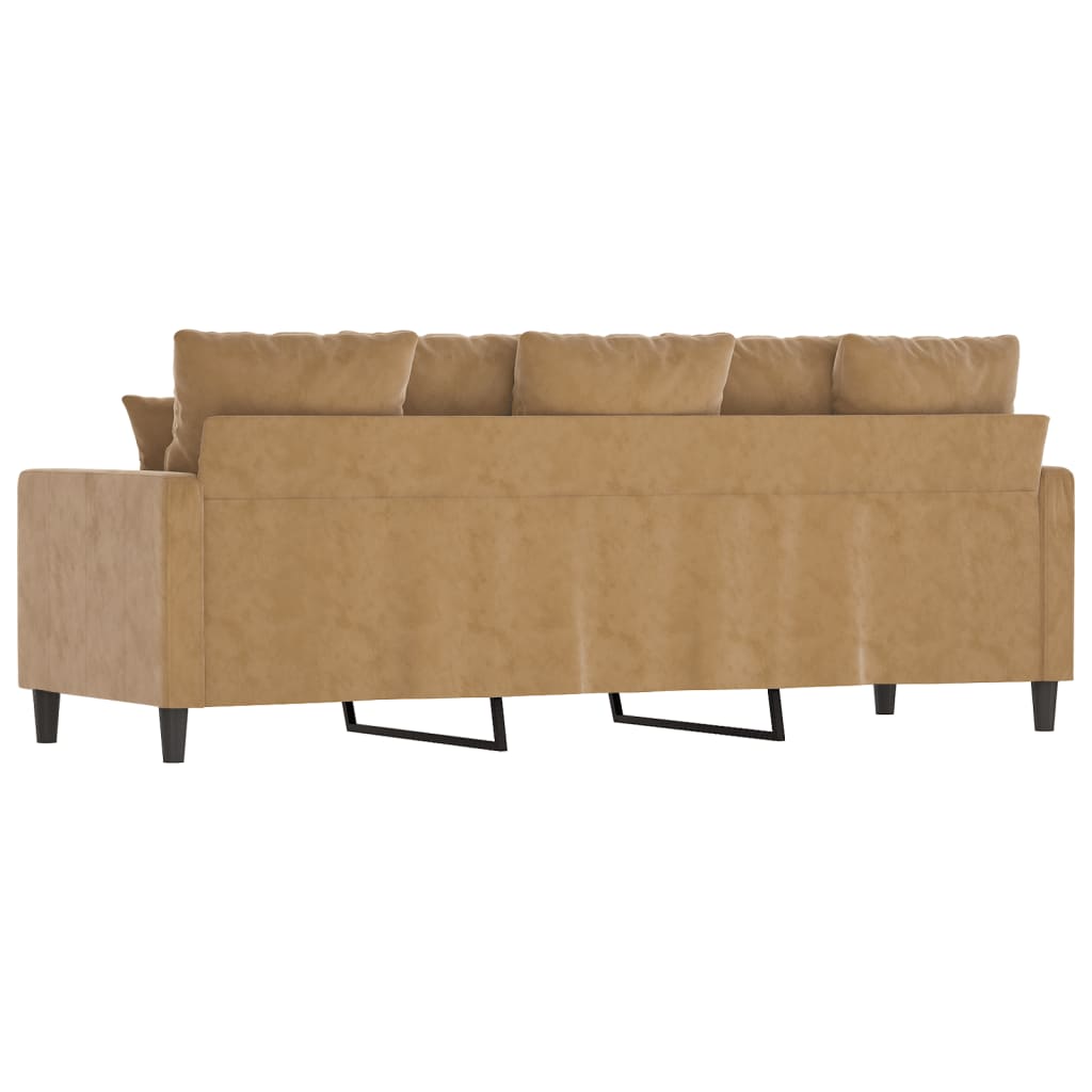 Canapé en velours – Disponible de 60 à 180 cm