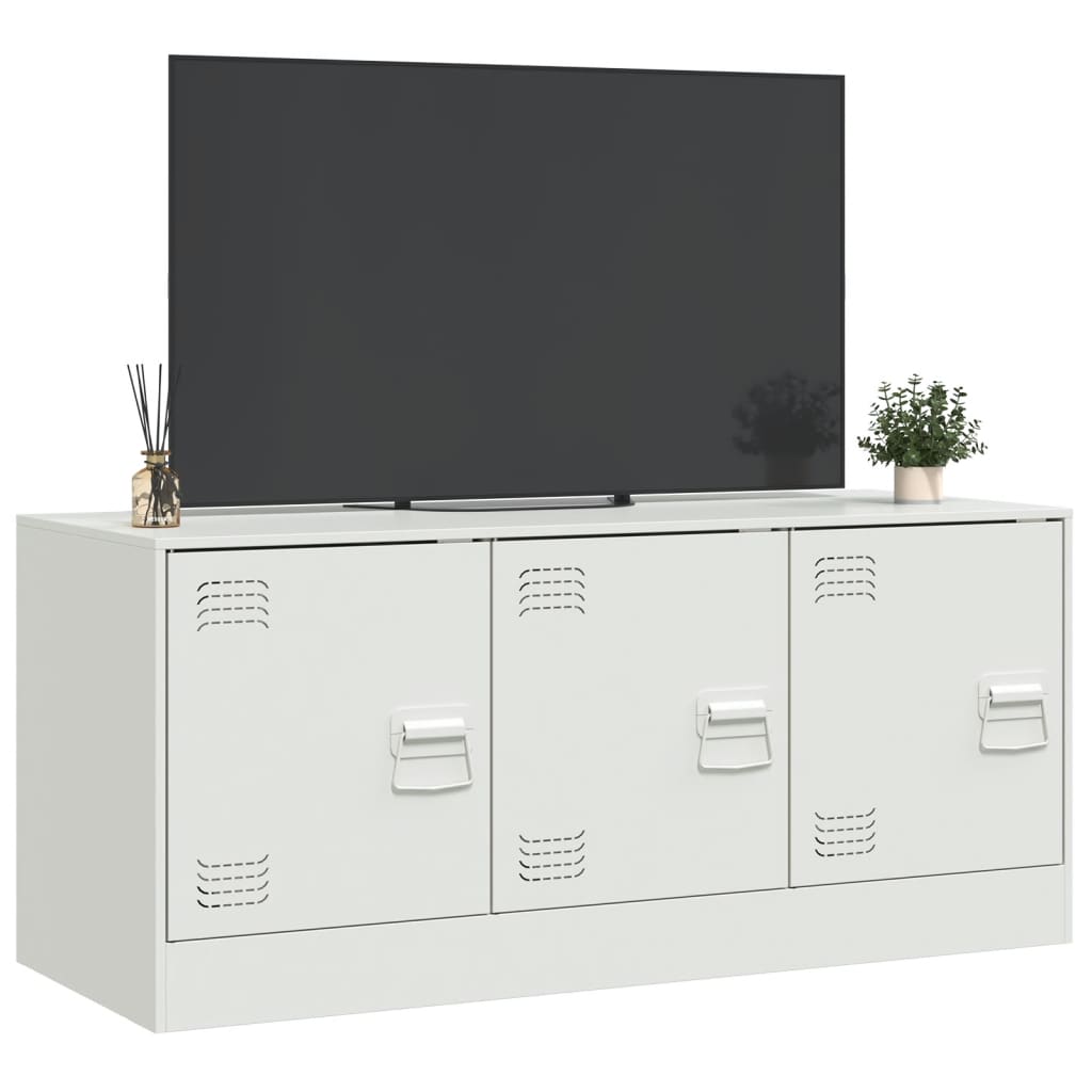 Meuble TV en Acier – 99x39x44 cm – Design Industriel Élégant