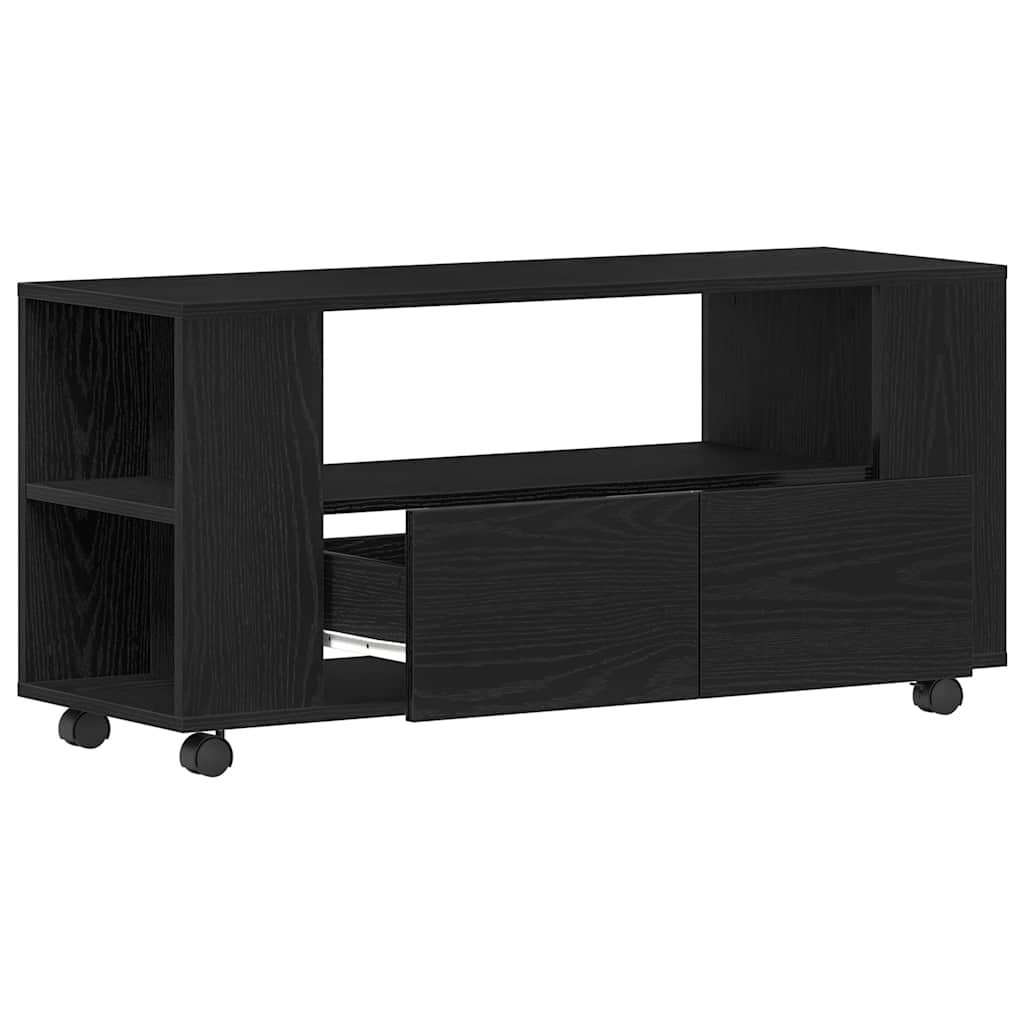 Meuble TV avec Roulettes – 102x34,5x43 cm – Finition Magnifique