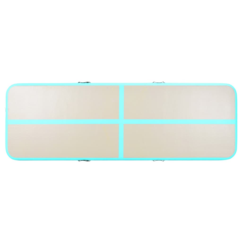 Tapis Gonflable de Gymnastique avec Pompe – PVC Haute Densité