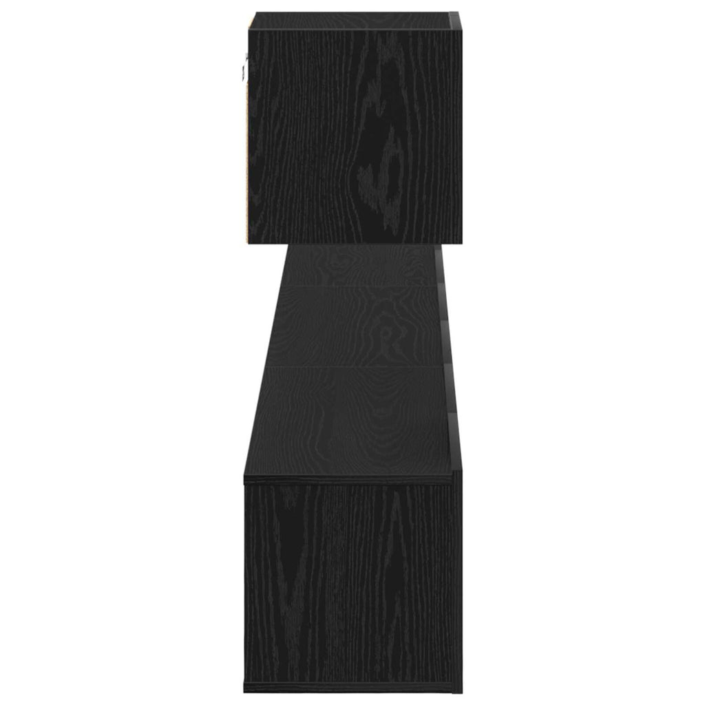 Ensemble de Meuble TV Mural 4 Pièces –  Suspendu avec Grand Espace de Rangement