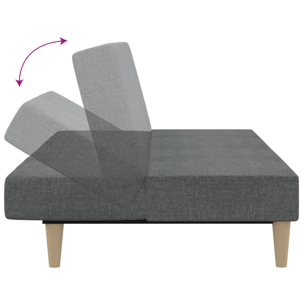 Canapé-Lit 2 Places avec 2 Oreillers – Pratique, Confortable et Élégant