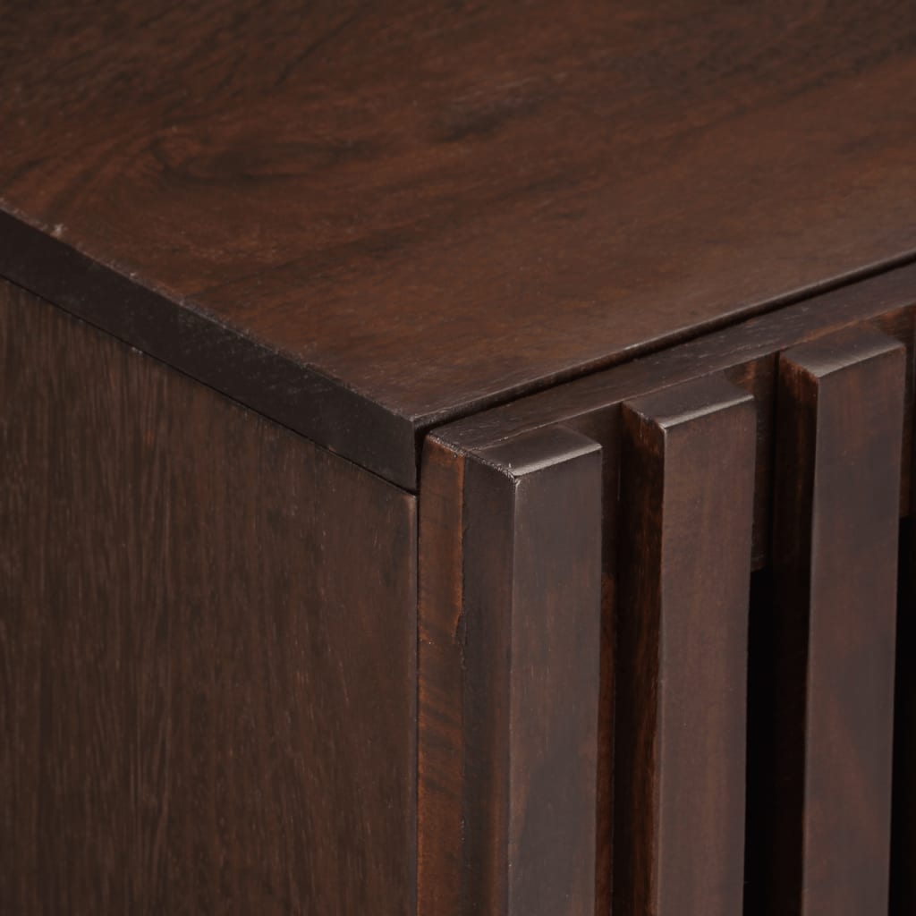 Meuble TV en Bois Massif d’Acacia – Style Industriel