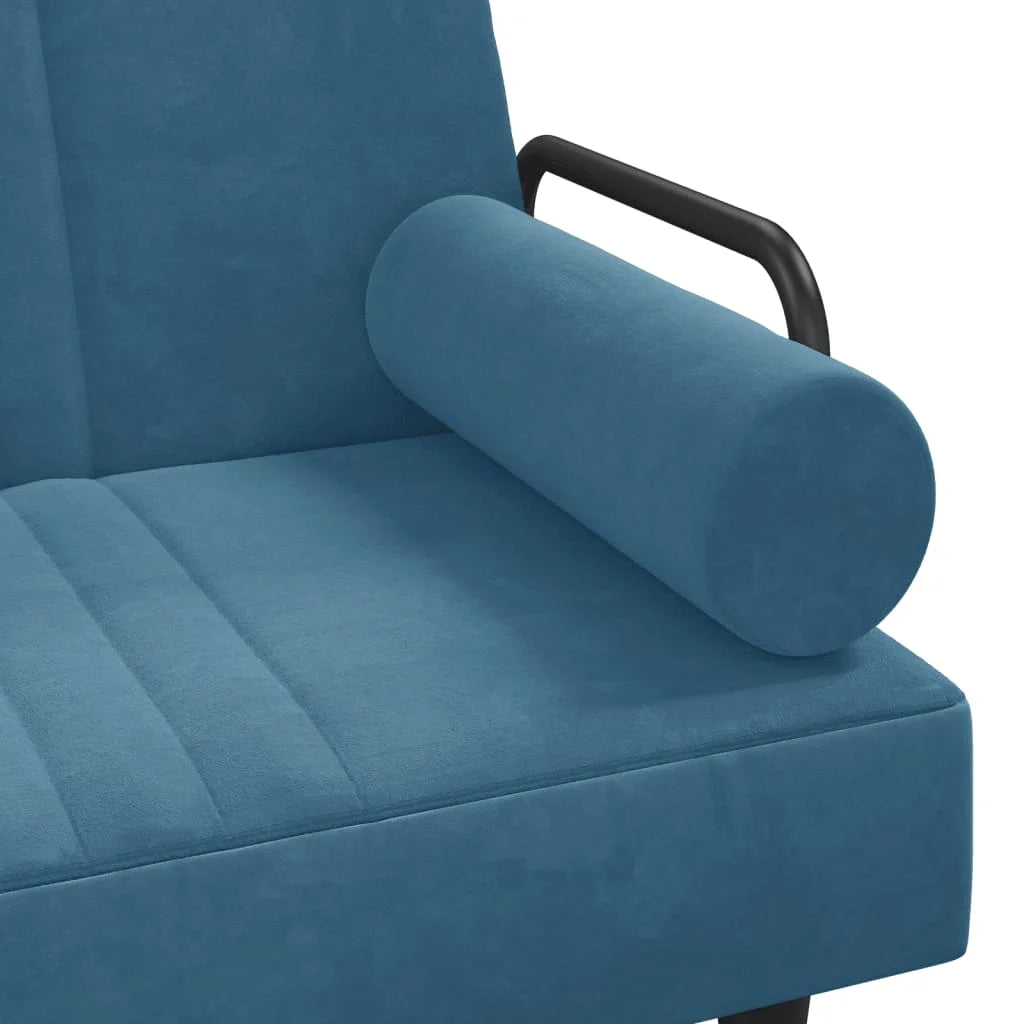 Canapé-Lit en Forme de L – Velours Doux & Polyvalent