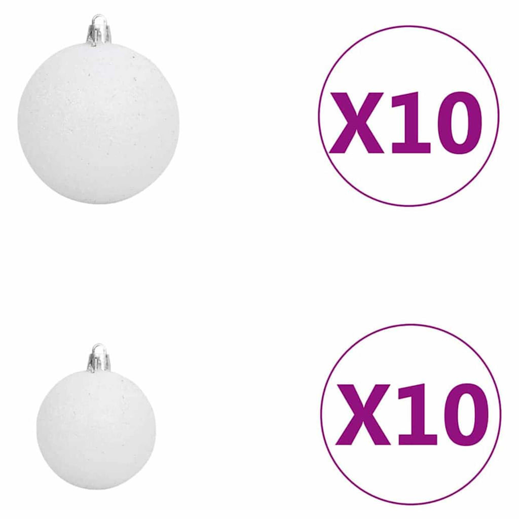 Sapin de Noël Artificiel Mince Flocon de Neige – Design Réaliste