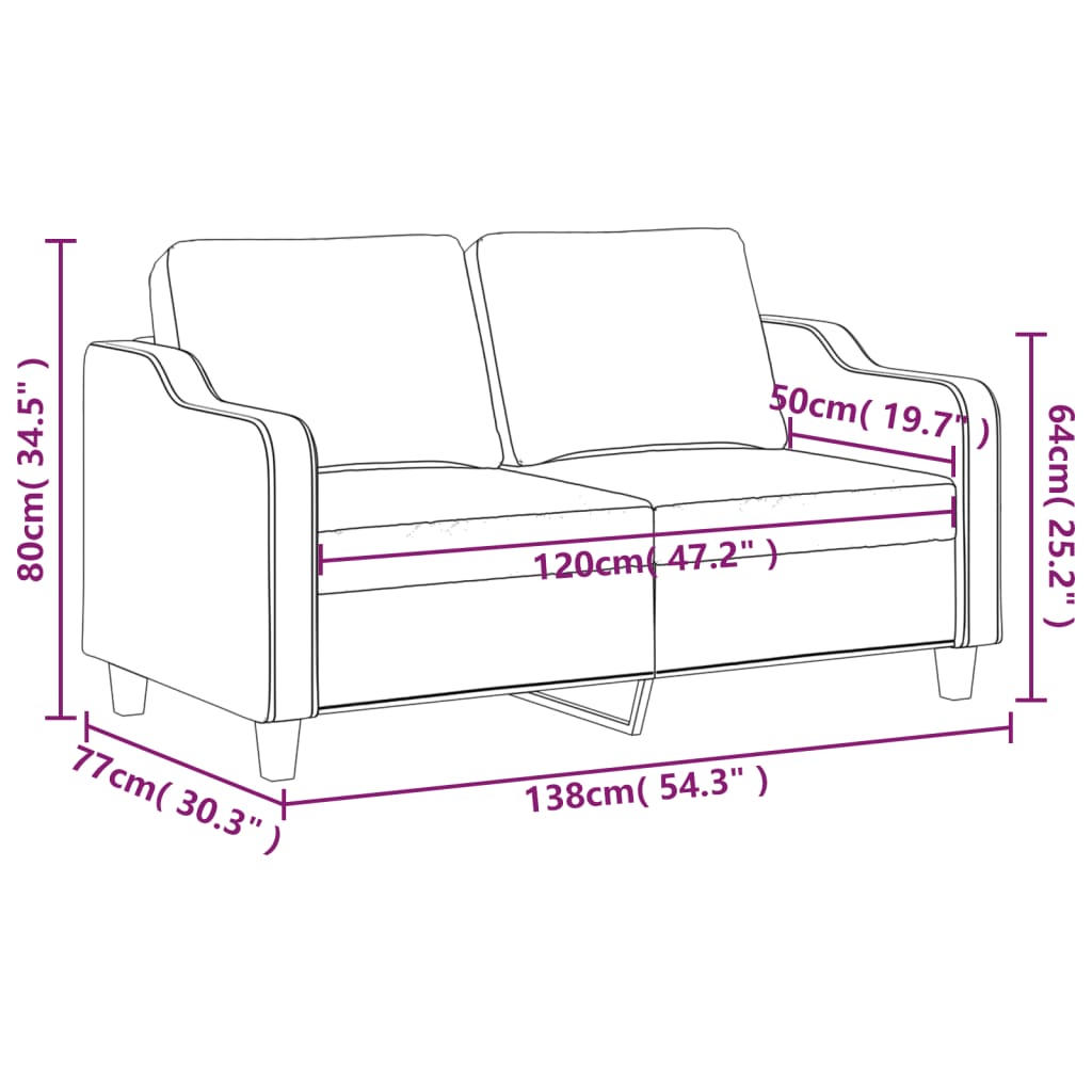 Fauteuil en Tissu – Élégance et Confort Absolu (60 cm à 180 cm)
