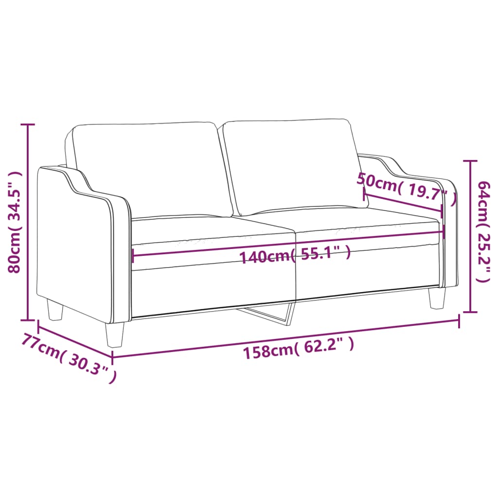 Fauteuil en Tissu – Élégance et Confort Absolu (60 cm à 180 cm)