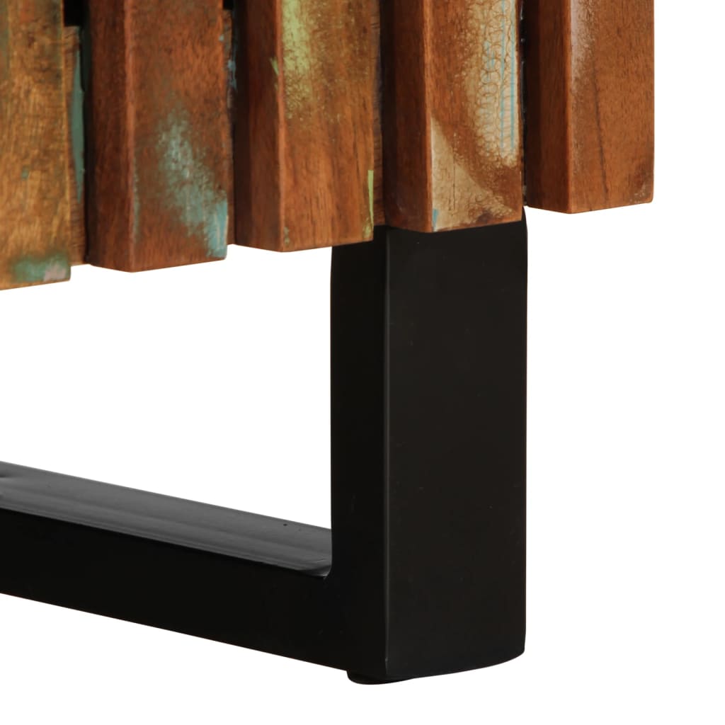 Meuble TV en Bois Massif d’Acacia – Style Industriel