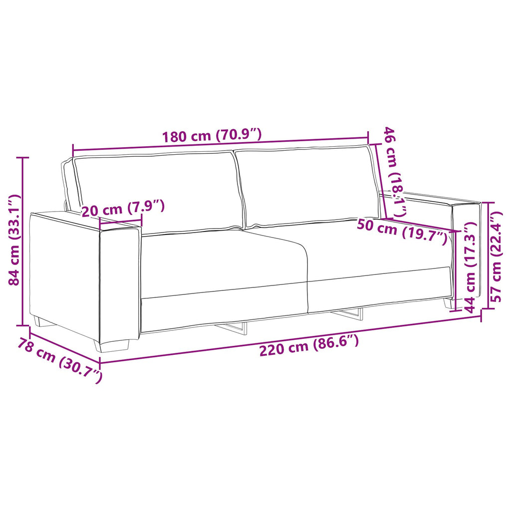 Canapé & Fauteuil en Lin – De 1 à 3 places