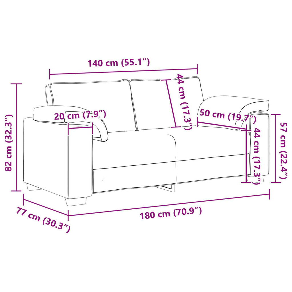 Canapé & Fauteuil Moderne en multicolore – Disponible en 1, 2 ou 3 places