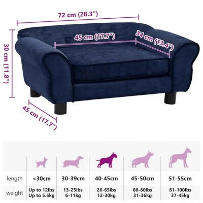 Canapé pour chien en Peluche