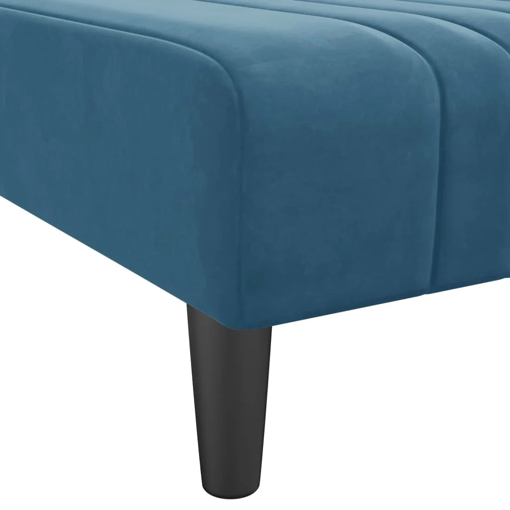 Canapé-Lit en Forme de L – Velours Doux & Polyvalent