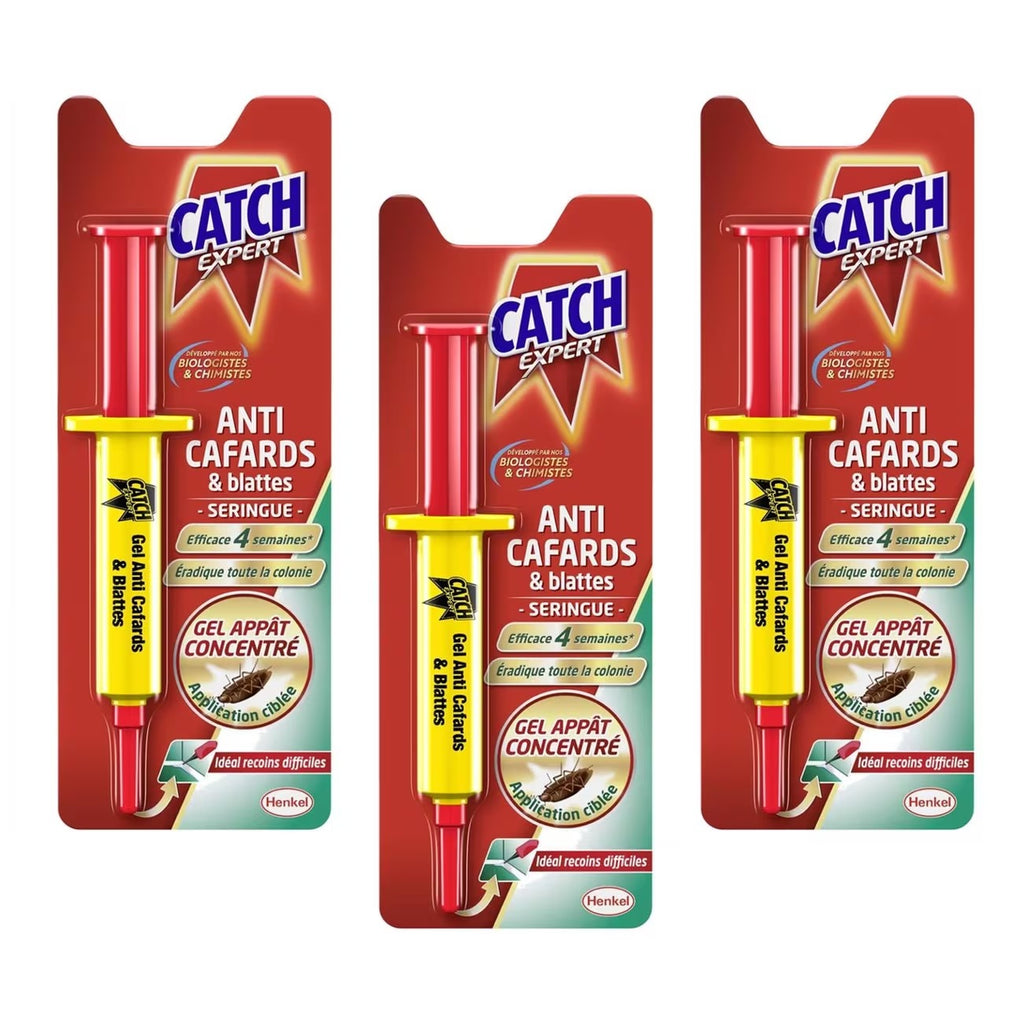 Lot de 2 gels anti-cafards CATCH 10 g