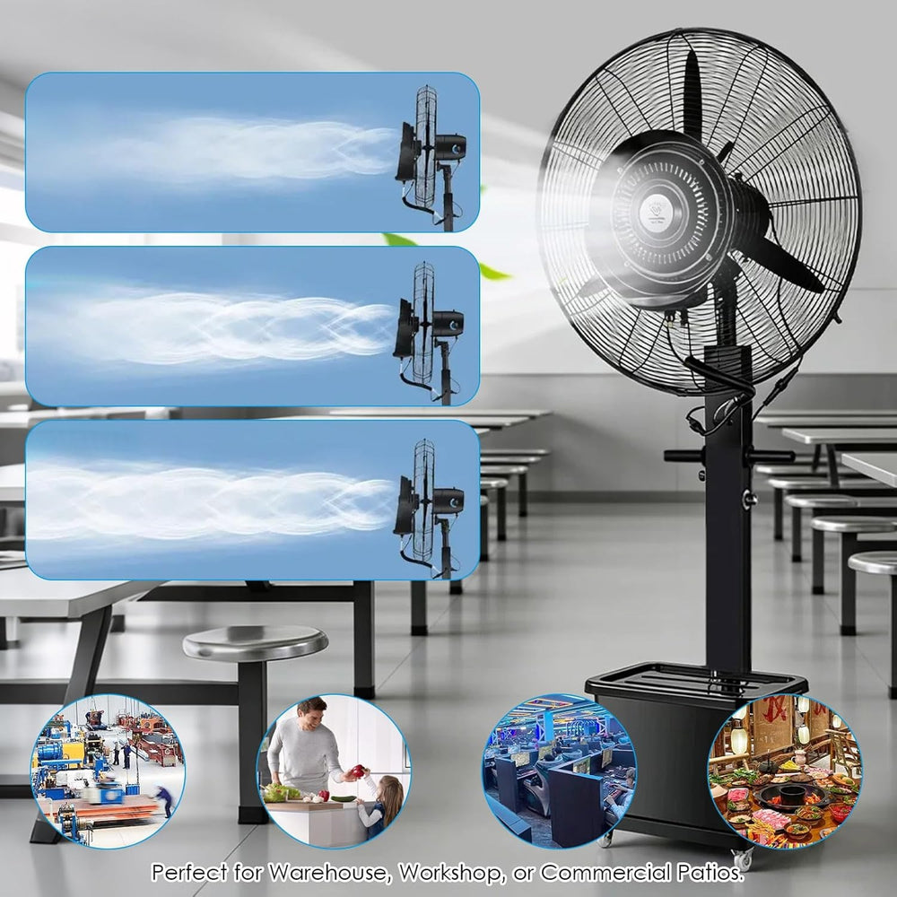 Ventilateur brumisateur extérieur 42 L