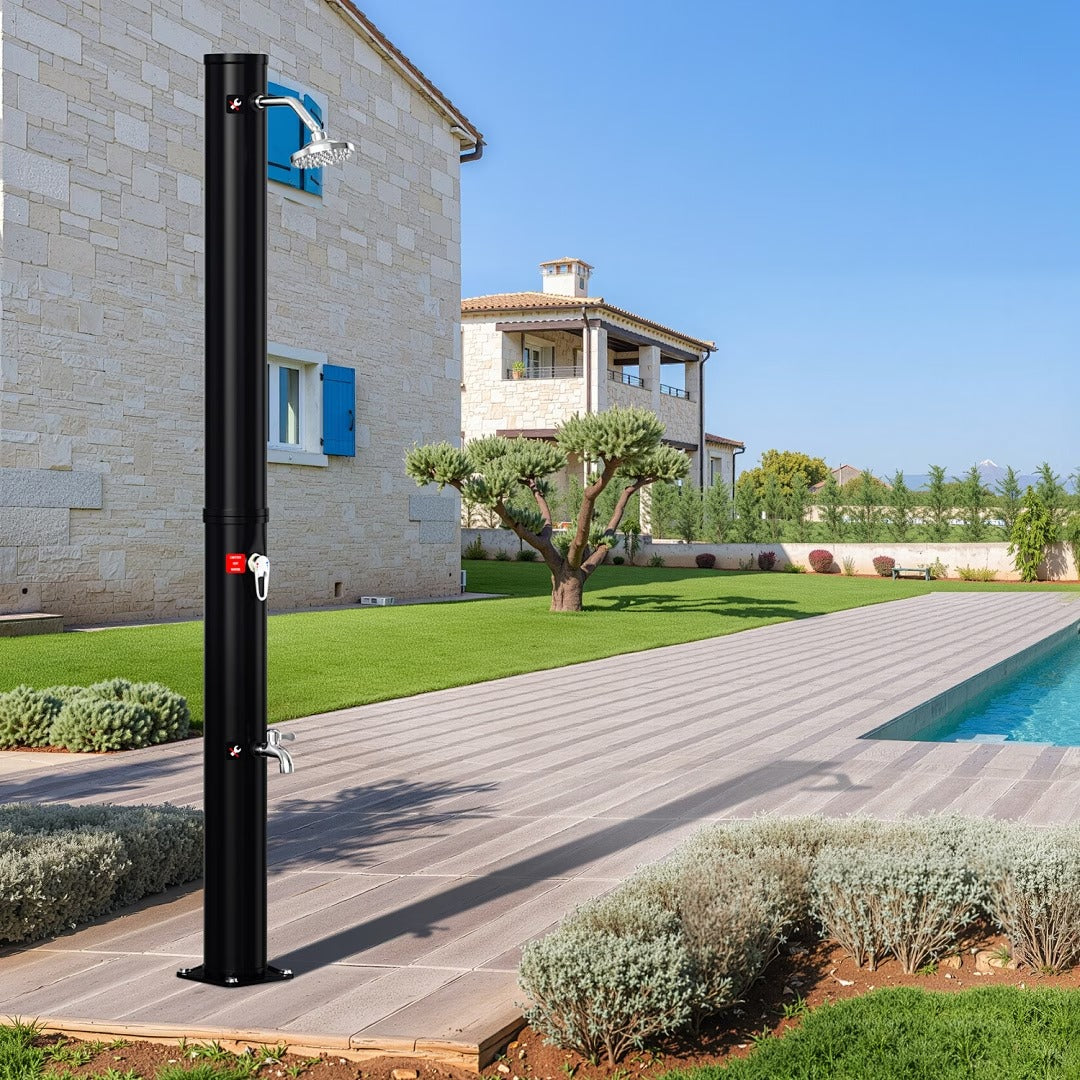 Douche solaire extérieure pour jardin et piscine