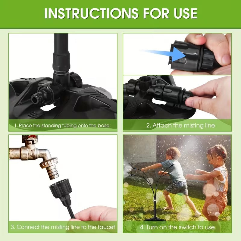 Brumisateur extérieur portable sur pied