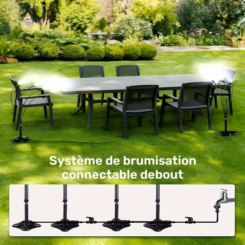 Brumisateur extérieur portable sur pied