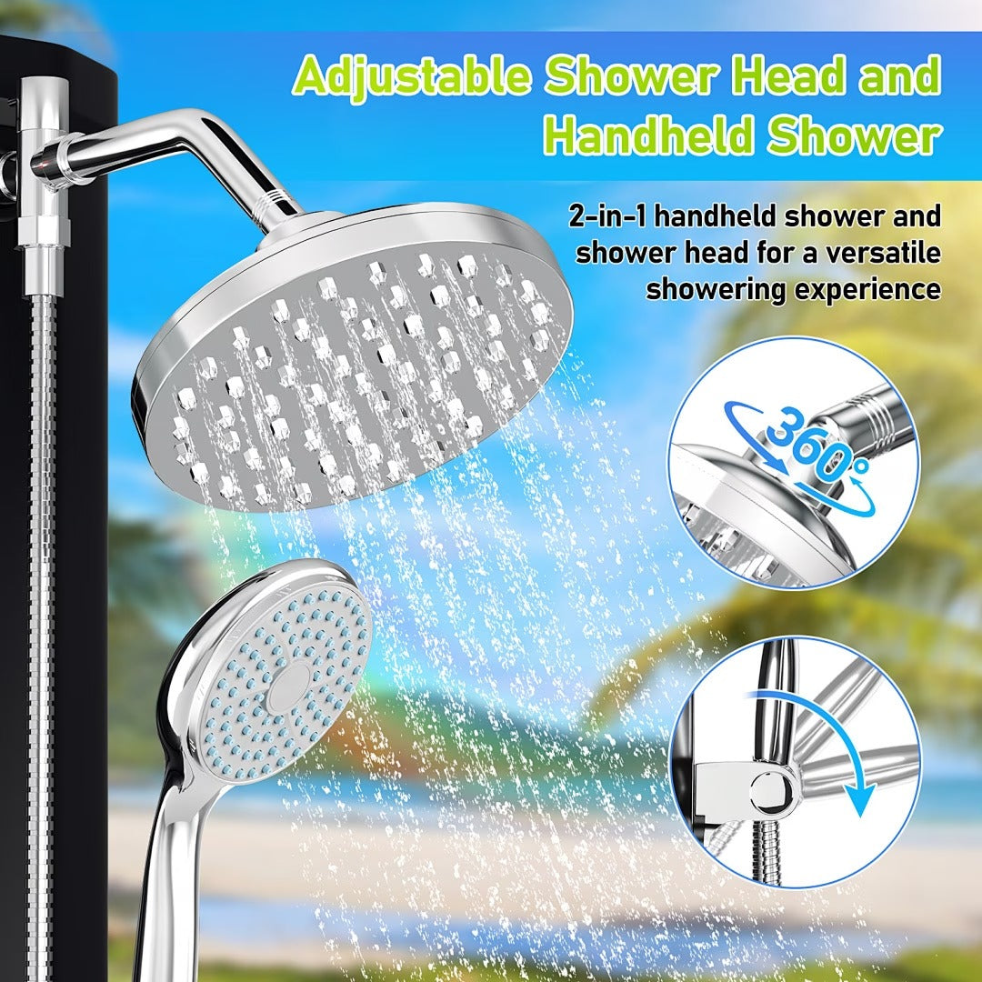 Douche solaire extérieure pour jardin et piscine