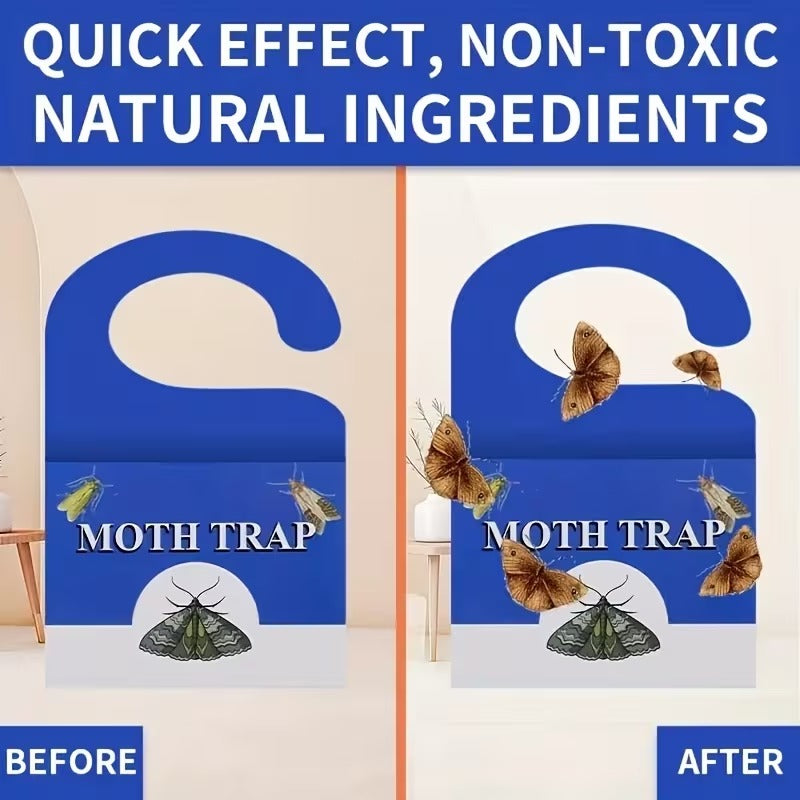Lot de 12 pièges anti-mites alimentaires