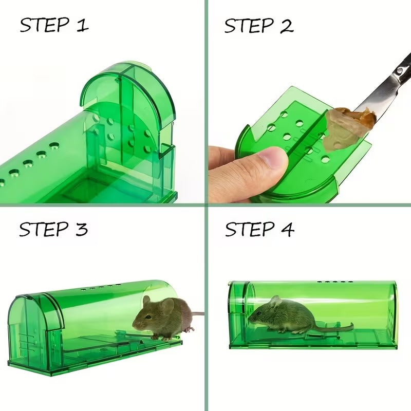 Lot de 4 pièges à souris sans mort