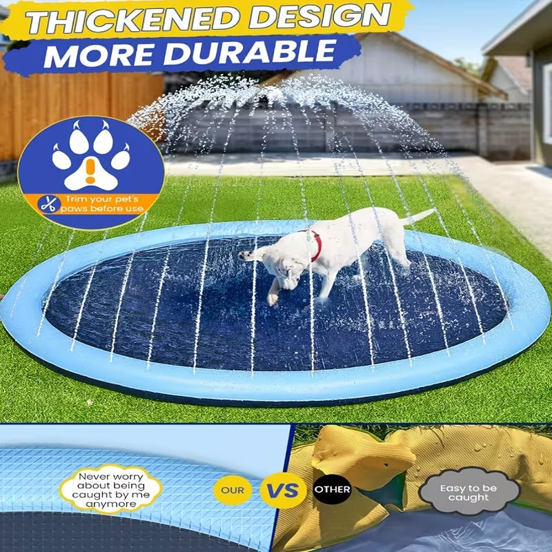 Tapis d’eau rafraîchissant pour chien 200 cm