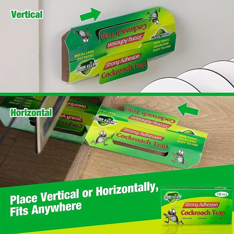 Lot de 10 pièges ultra attractif anti-insecte adhésifs