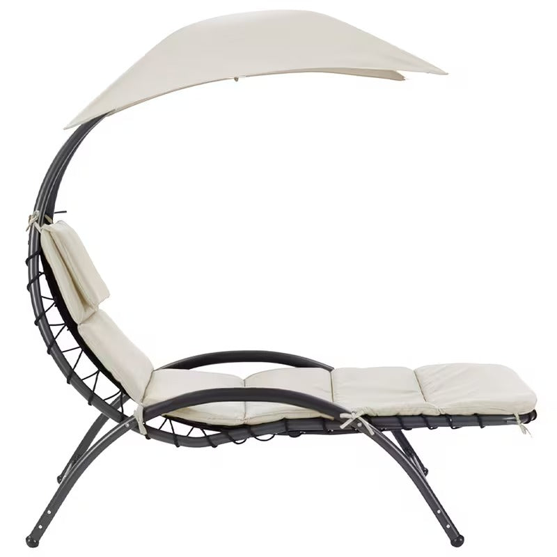 Fauteuil suspendu avec parasol et coussin