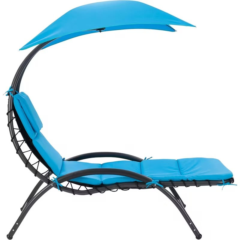 Fauteuil suspendu avec parasol et coussin
