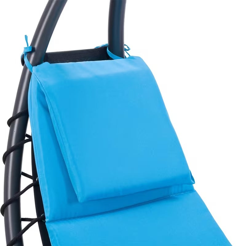 Fauteuil suspendu avec parasol et coussin