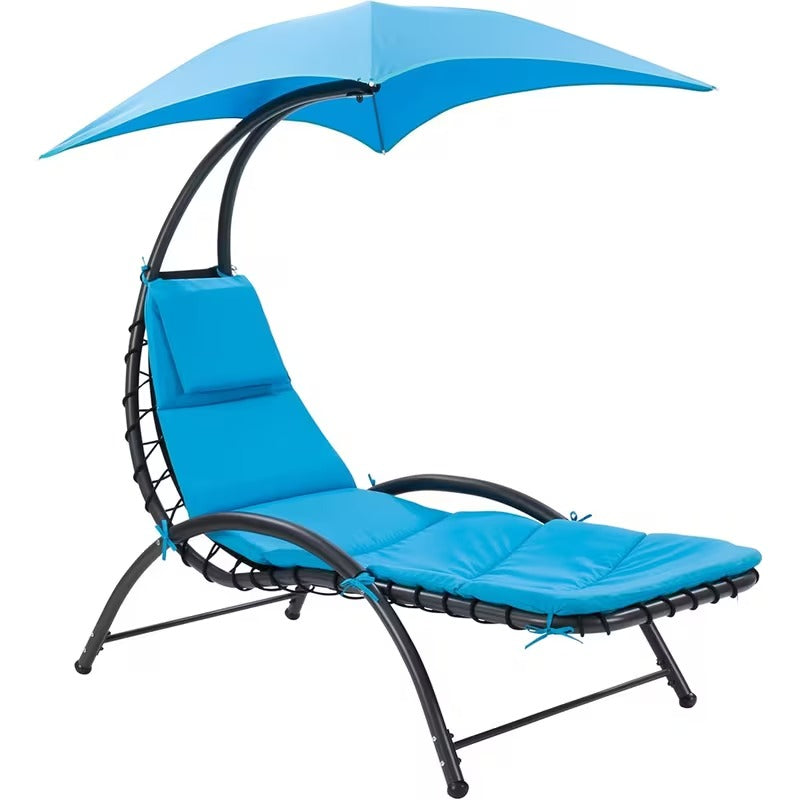 Fauteuil suspendu avec parasol et coussin