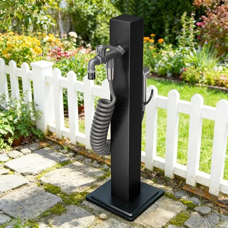 Borne d’eau extérieure inox 304 avec robinet