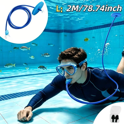 Tuba De Natation Adulte CENTRE SNORKEL RED/BLU SPEEDO