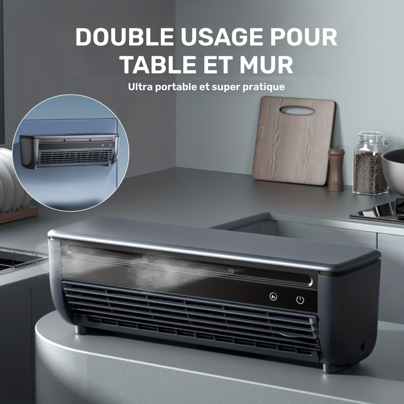 Mini refroidisseur d'air portable avec batterie 6000 mAh