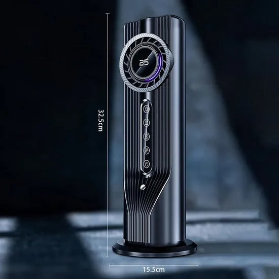 Ventilateur sur socle LED avec réservoir d’eau