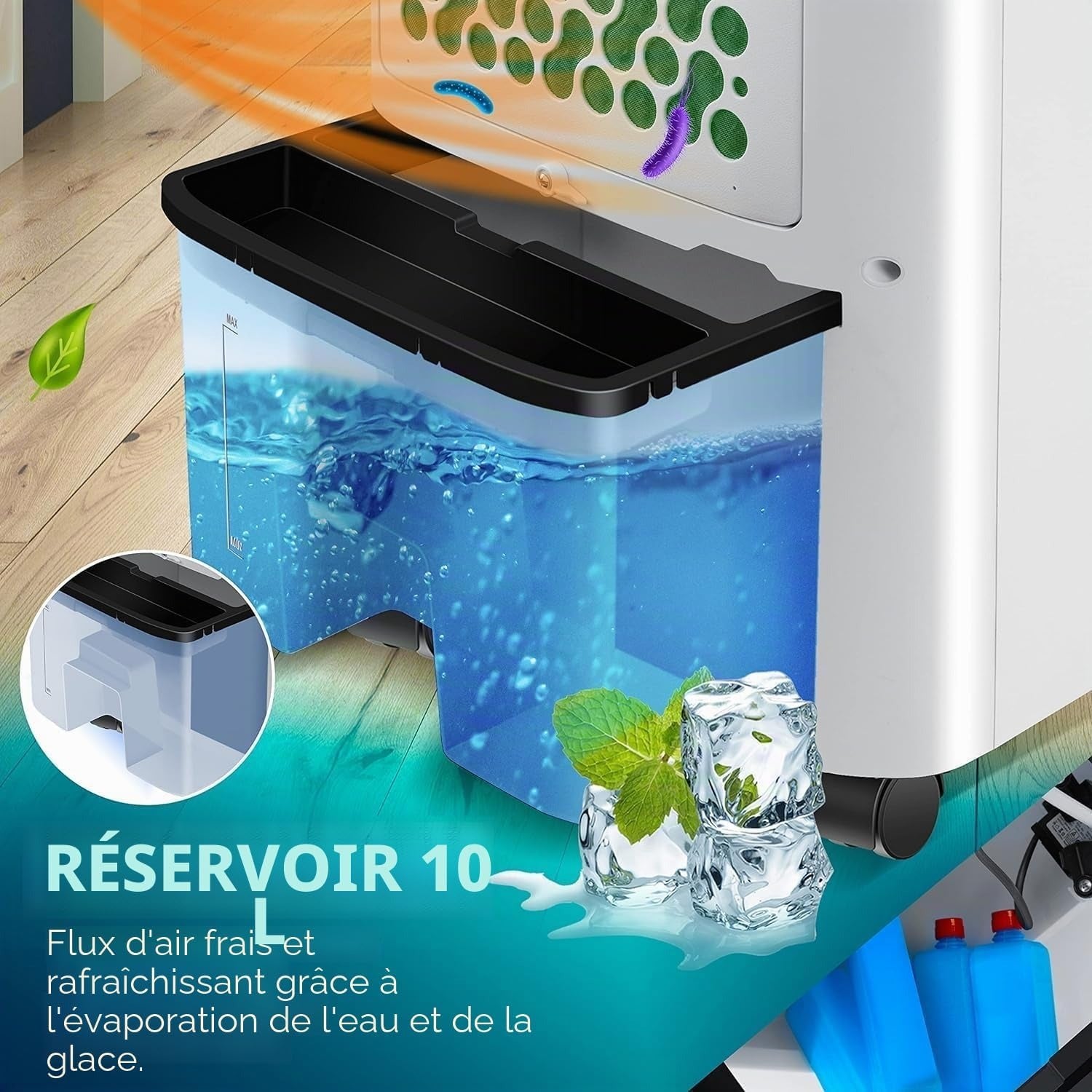 Rafraîchisseur d’air KESSER 4-en-1 10 L