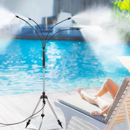 Aspirateur piscine avec brosse et manche