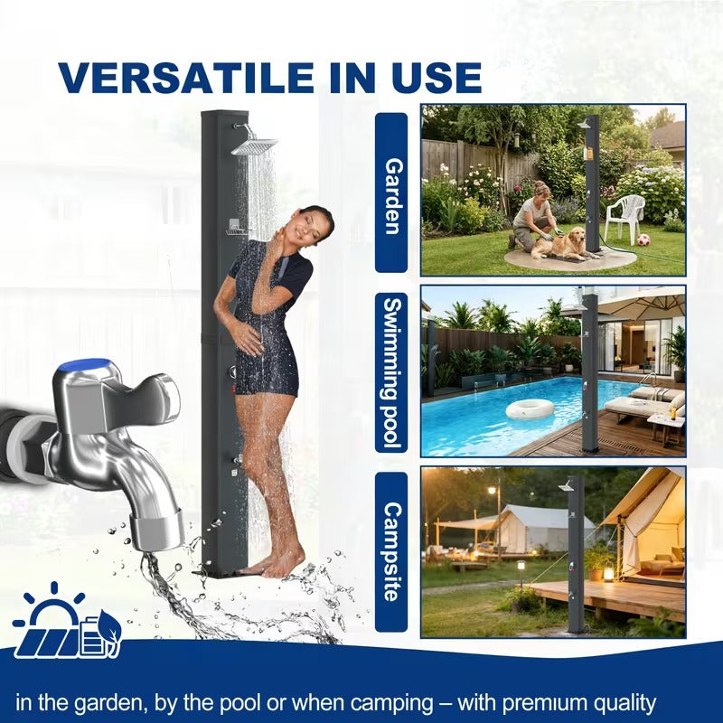 Douche solaire extérieure 40 L pour piscine