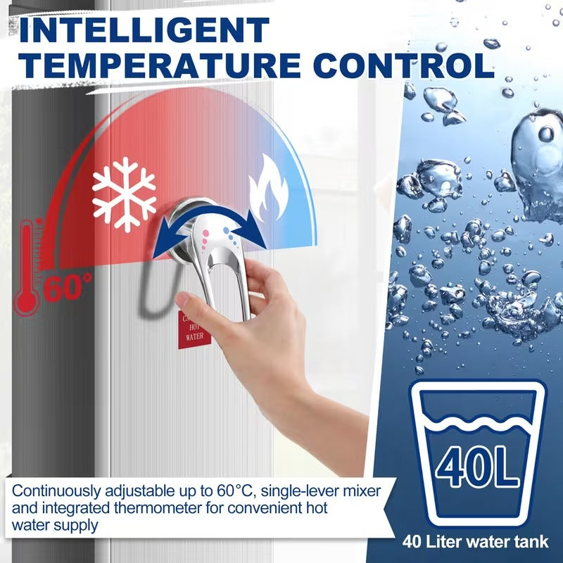 Douche solaire extérieure 40 L pour piscine