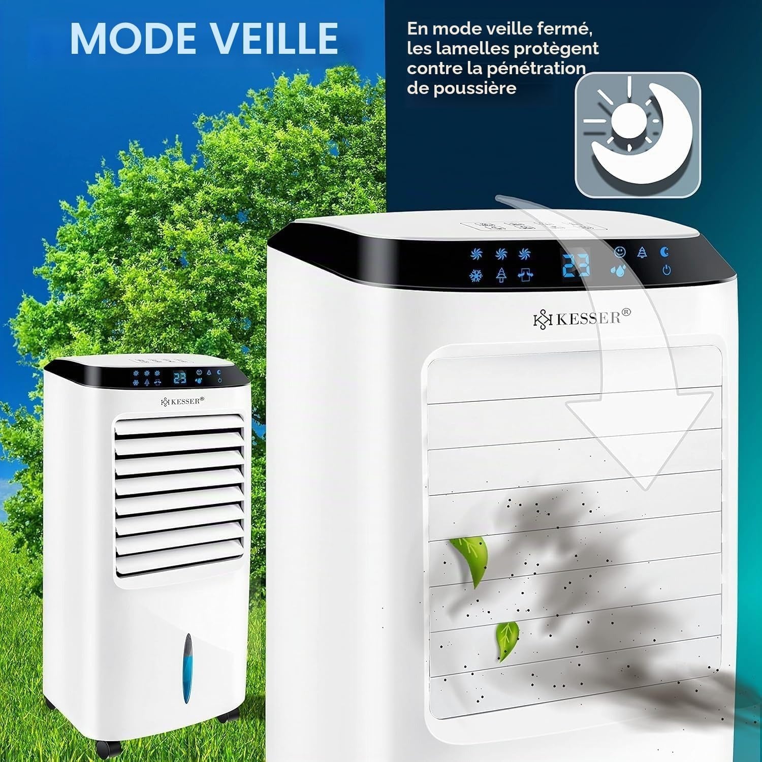 Rafraîchisseur d’air KESSER 4-en-1 10 L