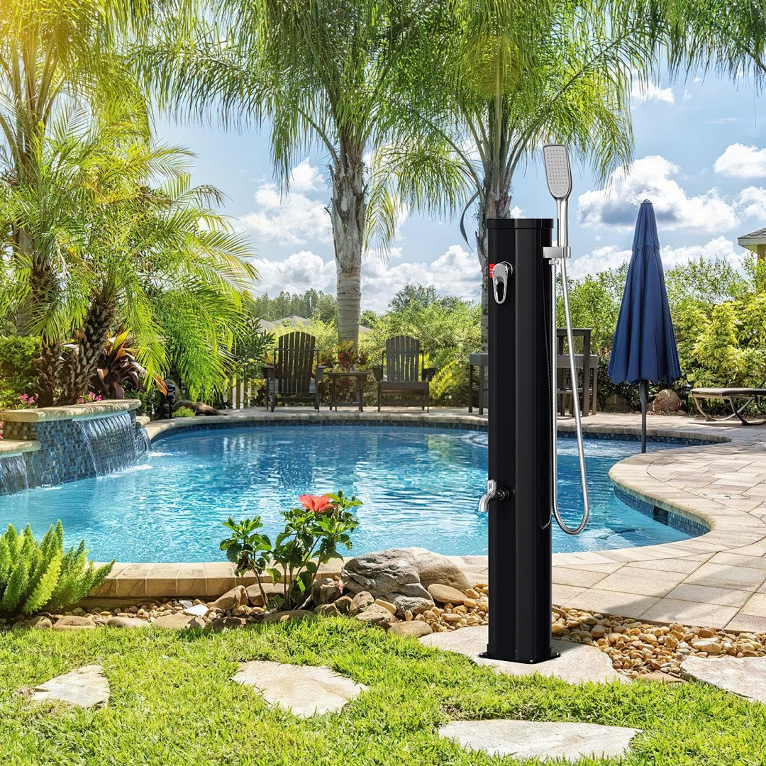 Douche solaire extérieure pour jardin et piscine